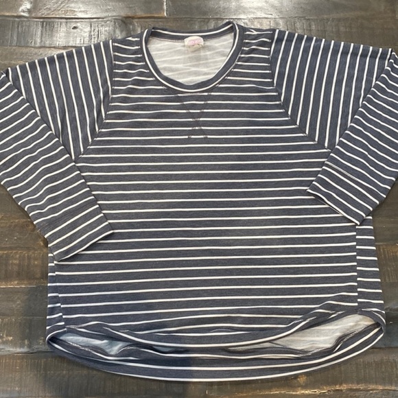 Silver Icing Christie Stripped Stripped Long Sleeve NWOT - Picture 4 of 4